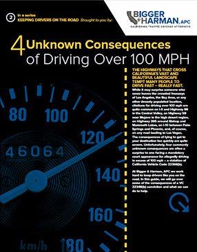 Consequences of Speeding